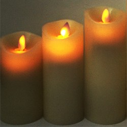 Electric Candle, Moving Wick